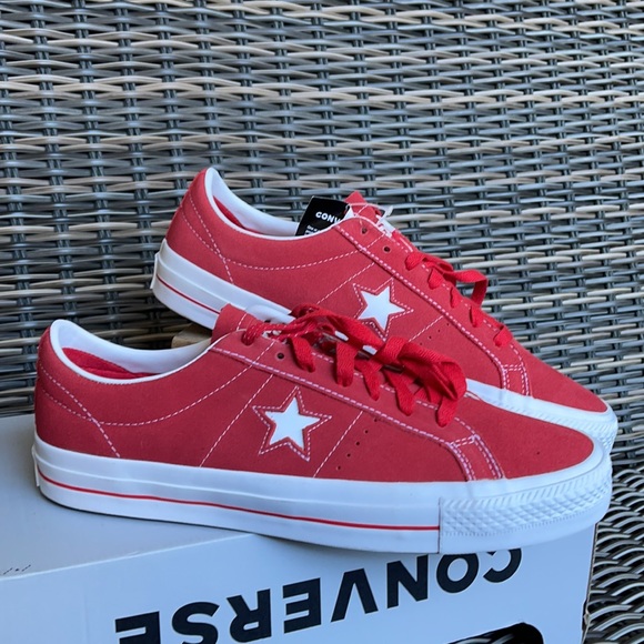 Converse One Star Pro OX University Red/White MEN`S - Picture 6 of 16